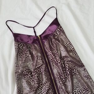 Charlotte Russe U tank top purple